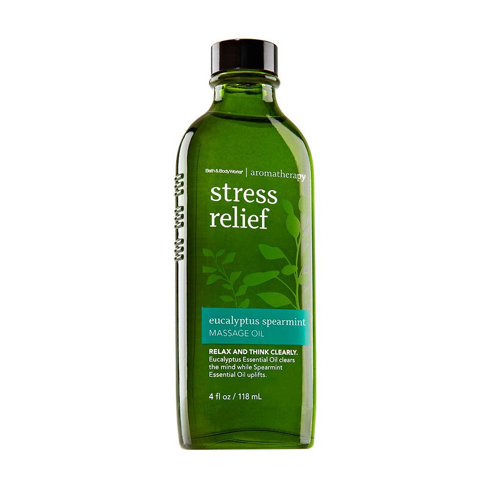 Bath Body Works Aromatherapy Stress Relief Eucalyptus Spearmint Massage Oil