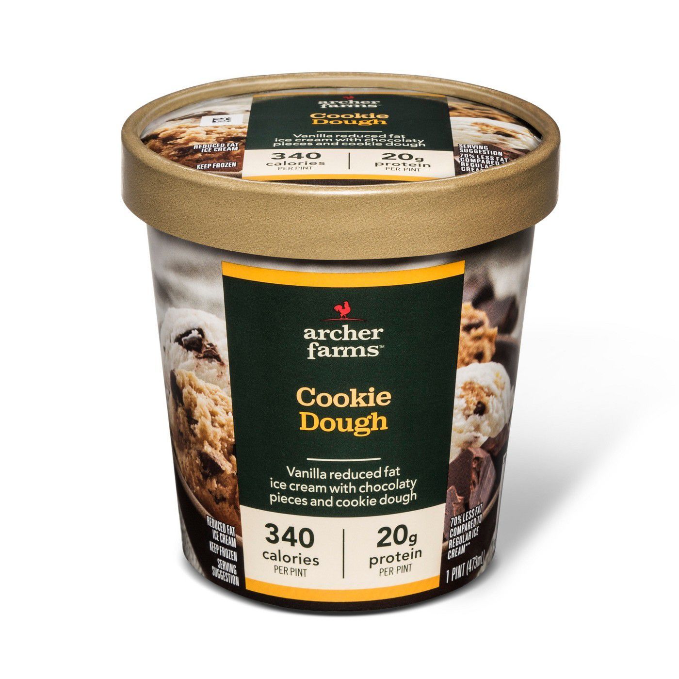 Cookie Dough Reduced Fat Ice Cream