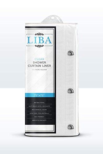 LiBa Mildew Resistant Anti-Bacterial Shower Curtain