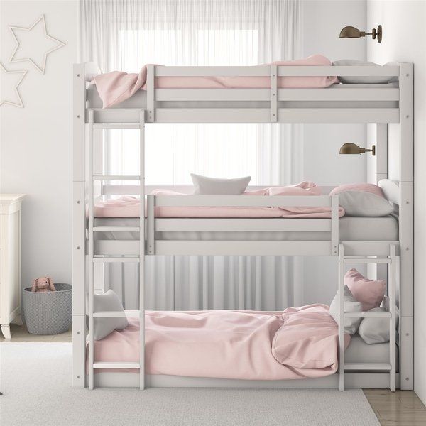Triple Bunk Beds To Give Your Small, Fixer Upper Bunk Beds With Stairs