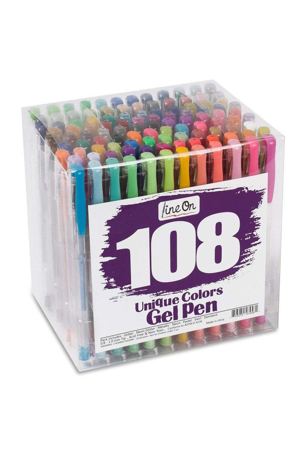 108-Piece Gel Pen Set
