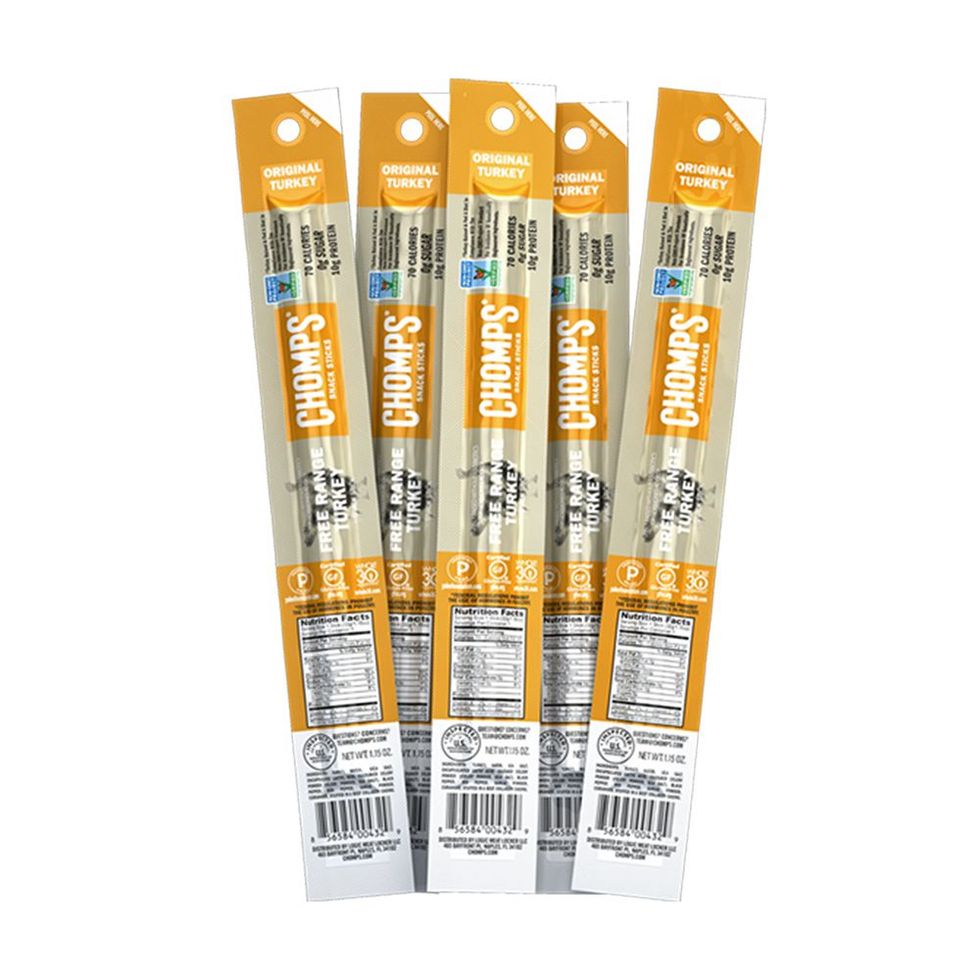 CHOMPS Free Range Turkey Jerky Snack Sticks (Pack of 10)