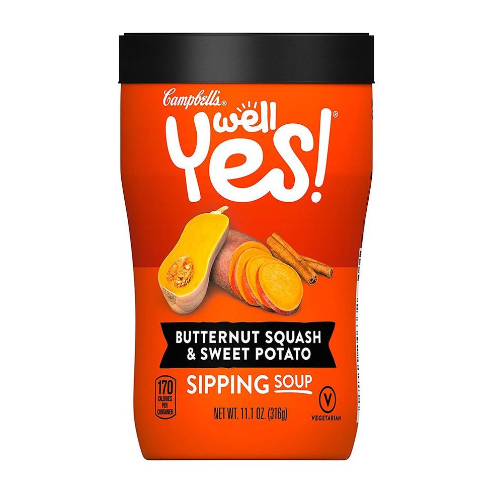 Campbell's Well Yes! Butternut Squash & Sweet Potato Sipping Soup,, 11.1 oz. Cup (8-Pack)