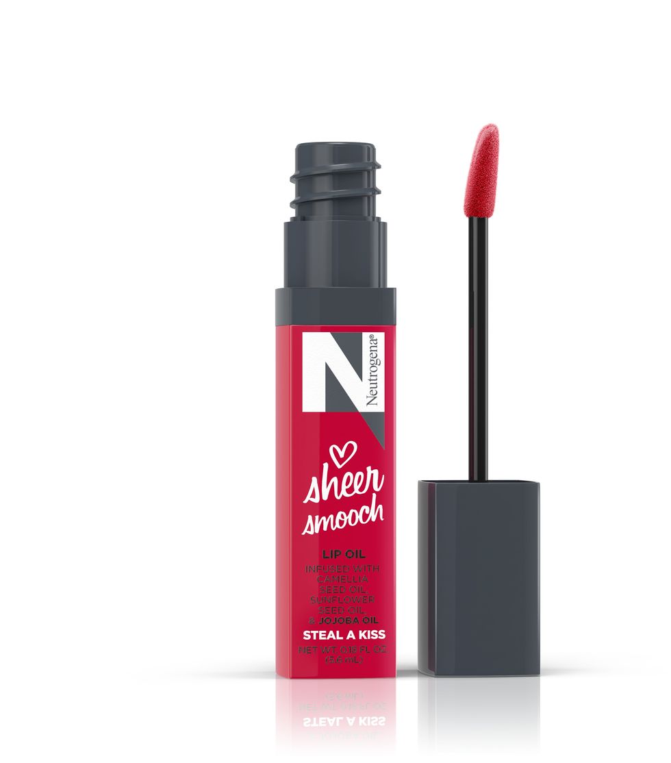 Neutrogena Sheer Smooch Tinted Lip Oil, Shade Steal A Kiss, 0.18 fl. oz