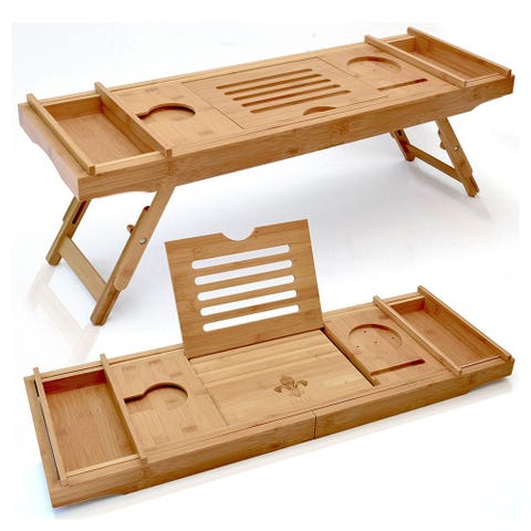15 Best Bed Trays For 2018 Lap Desks And We Love 5 Of 15 Elite Creations Bathtub Caddy Laptop Bed Desk