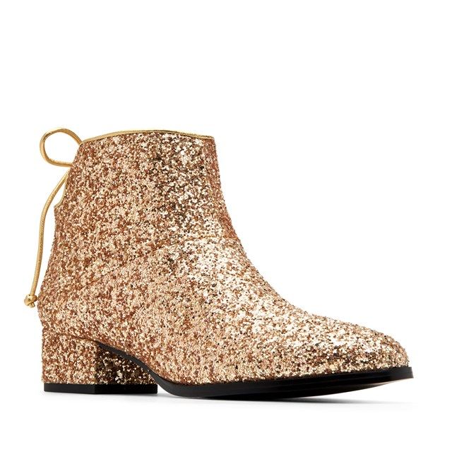 sparkly chelsea boots