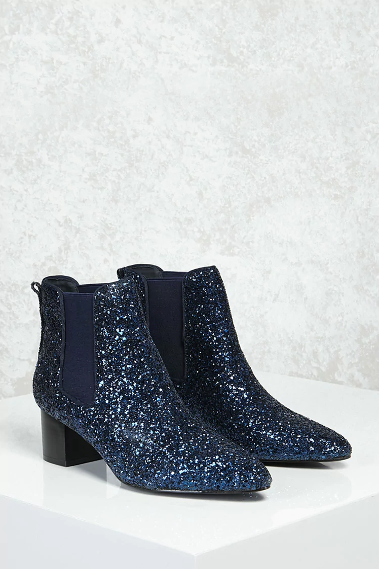 Glitter ankle boots sale forever 21