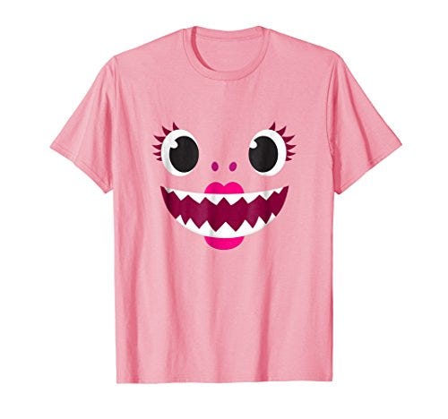 Shark Face T-Shirt