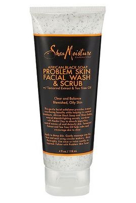 SheaMoisture Problem Skin Facial Wash & Scrub