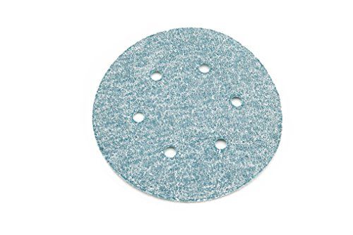 Sungold Abrasives 05862 Eclipse Film 36 Grit Hook & Loop Aluminum Oxide Stearated Sanding Discs 25-Pack, 6" by 6 Hole