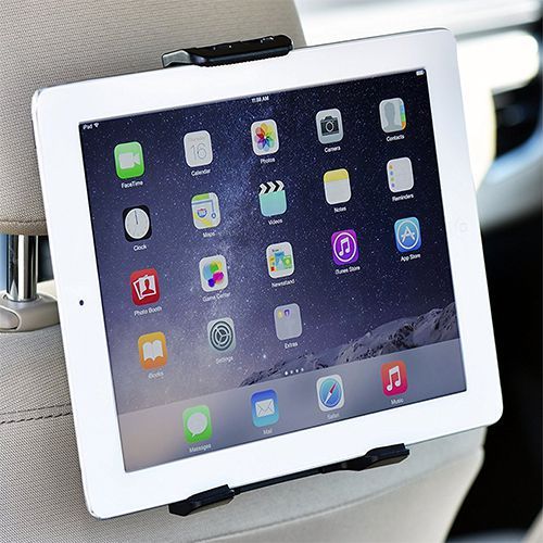 Backseat Headrest Tablet Mount for Kids Compatible with iPad Mini Air Pro Samsung Galaxy Tab A E S Series All 7-10 inches Tablet Car Tablet iPad Headrest Mount Holder 
