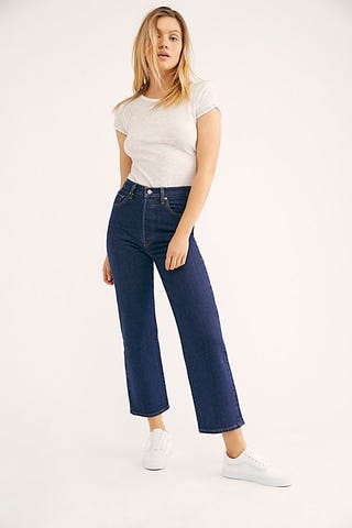 High-Waisted Jeans