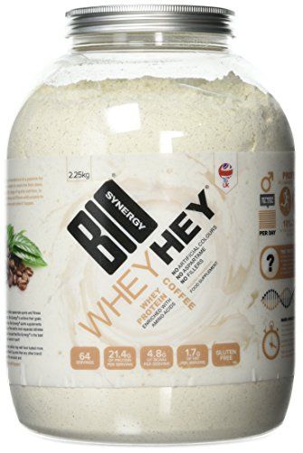 Bio-Synergy Whey Hey Brazilian Coffee Whey Protein Powder, 2.25kg (64 Servings)