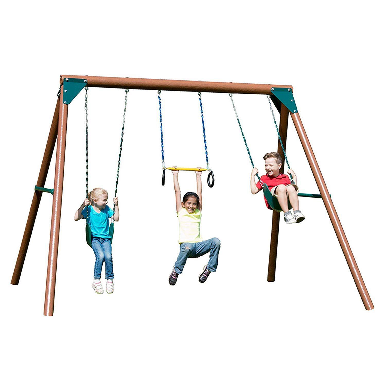 Swing-N-Slide Orbiter Wooden Swing Set
