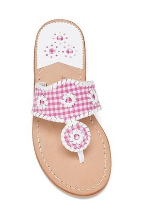 Gingham Jacks in Pink and White