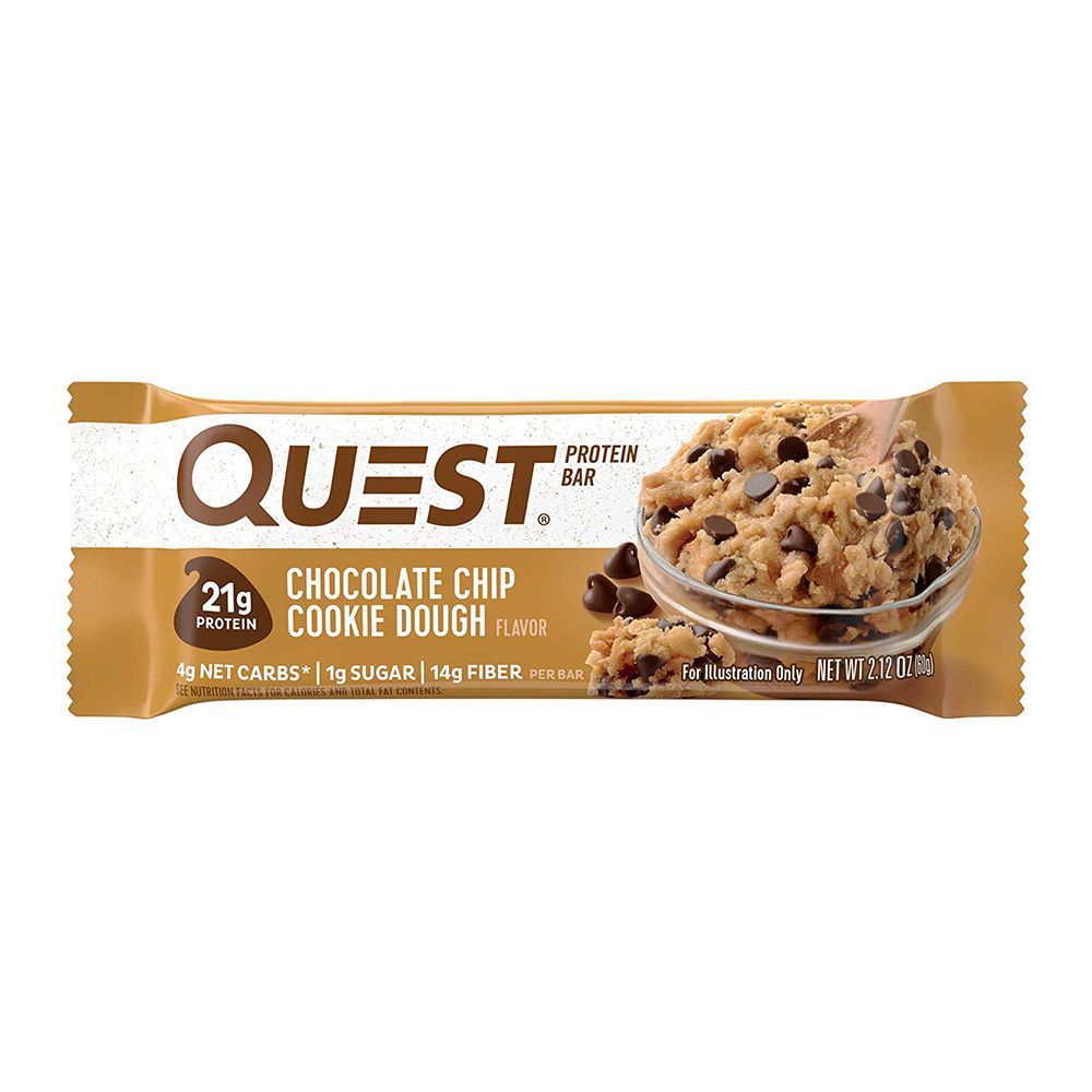 Quest Chocolate Chip Cookie Dough Protein Bar (12-Pack)