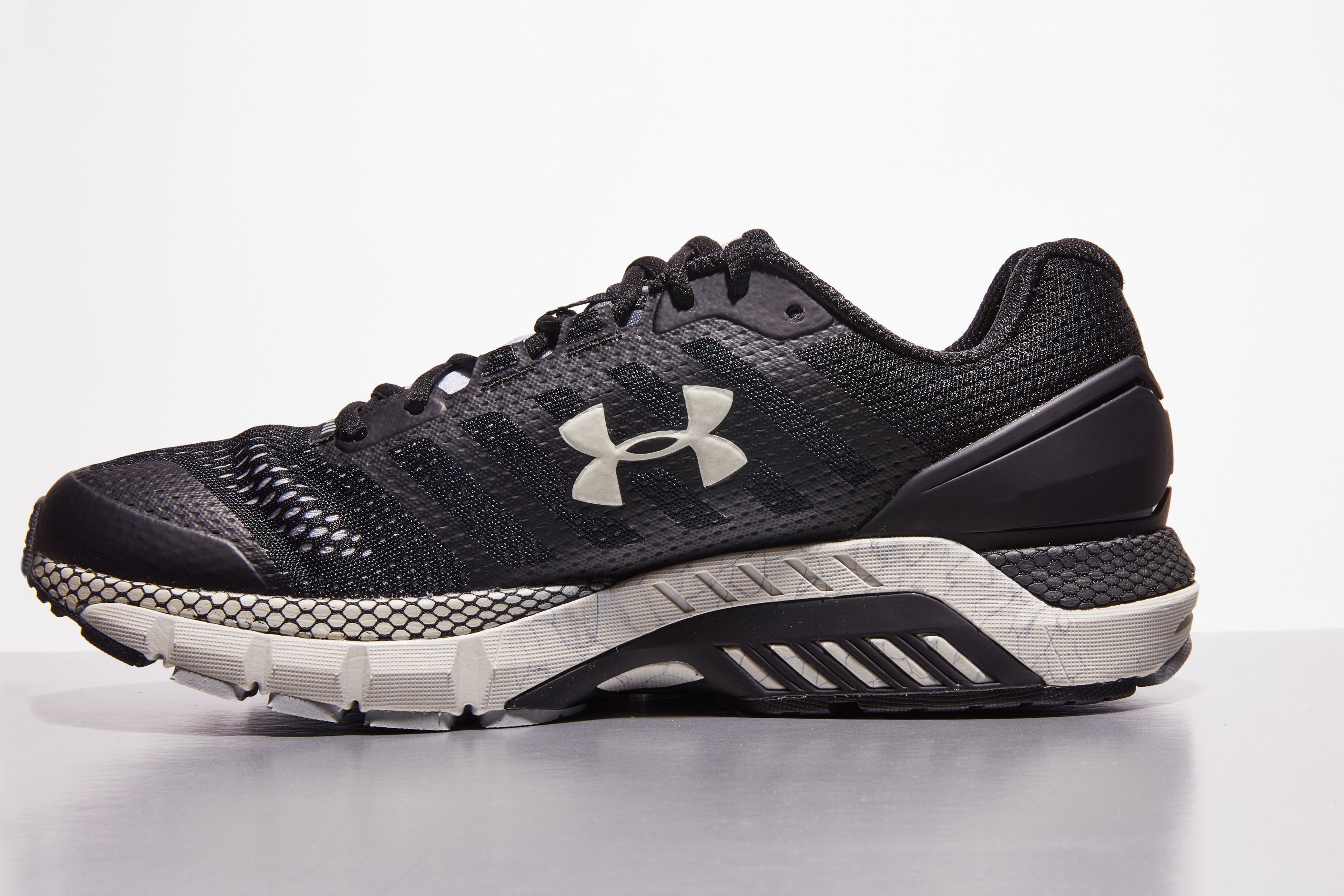 Grey Under Armour HOVR Guardian Womens Running Shoes 