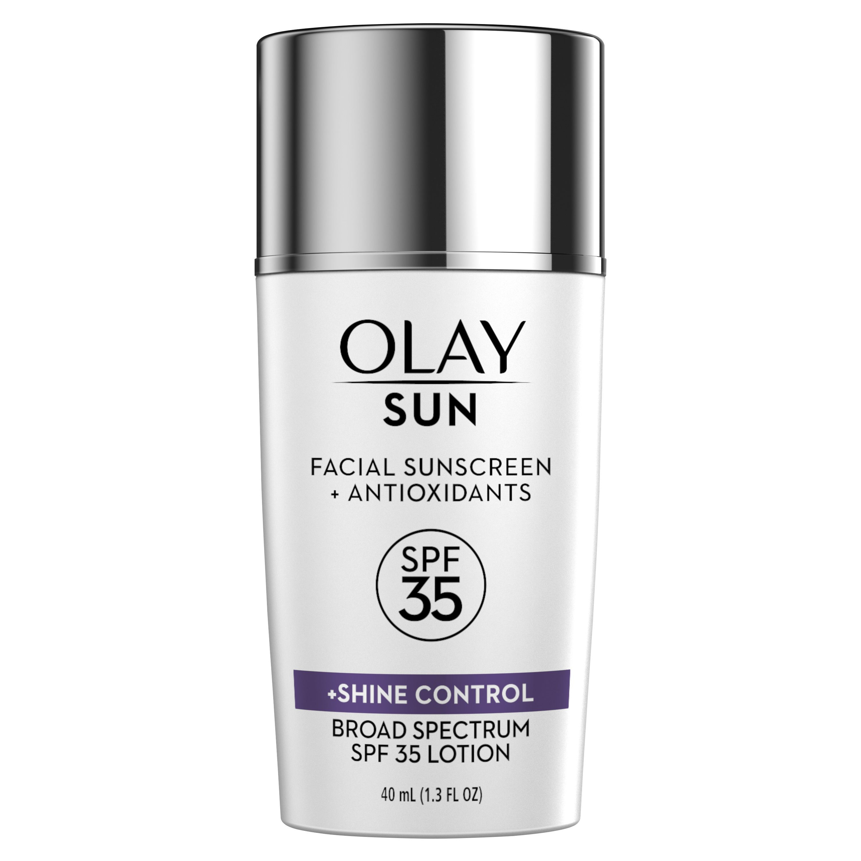 Sun Facial Sunscreen + Antioxidants Broad Spectrum SPF 35 Lotion Shine Control