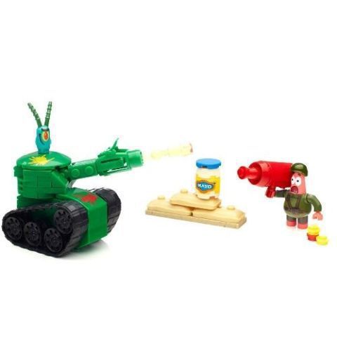 Mega Bloks SpongeBob Pickle Tank Attack Building Set