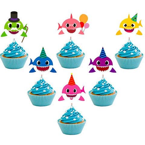 Shark Cupcake Toppers