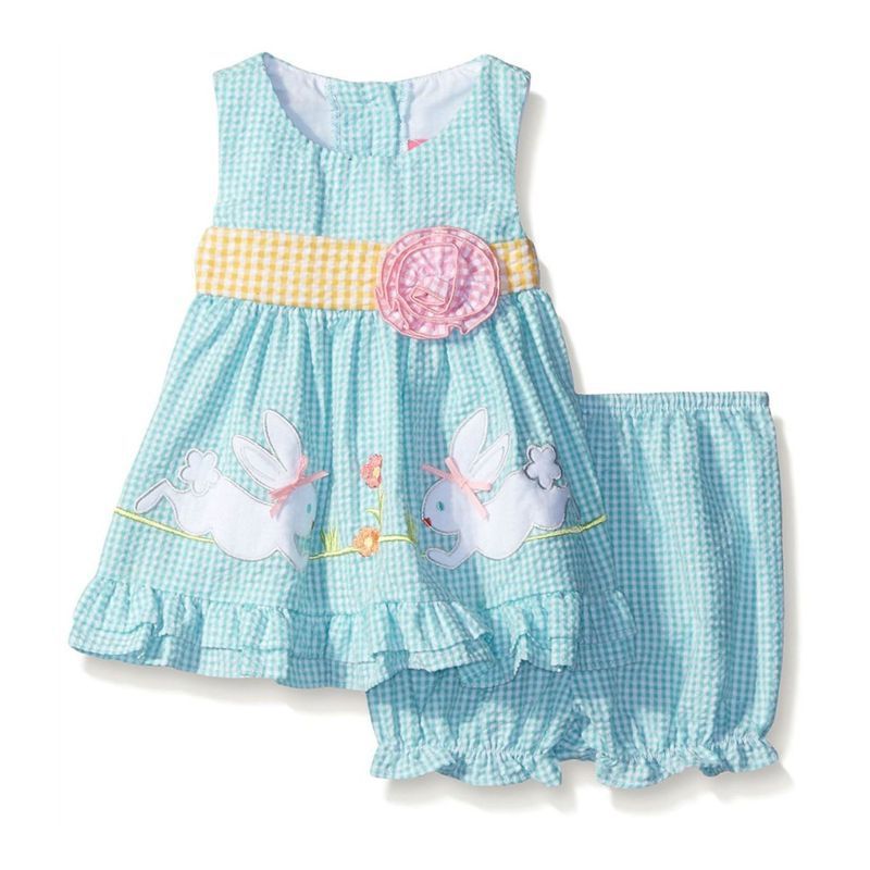 turquoise easter dress