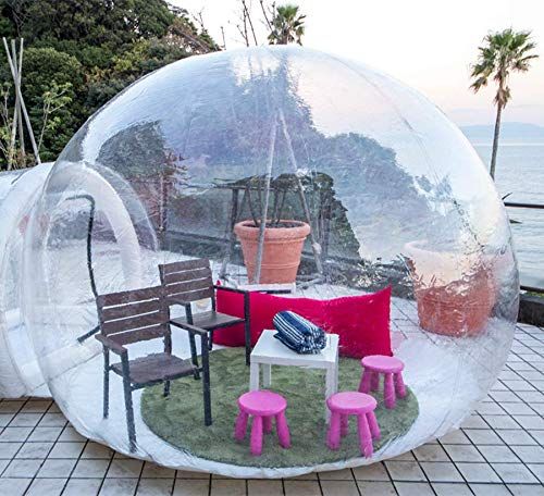 Blow up bubble tent sale