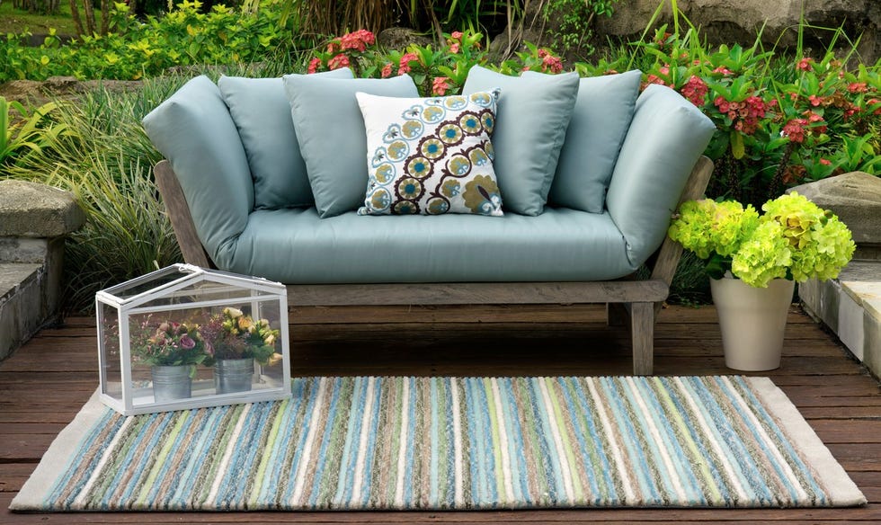 A Baby Blue Loveseat