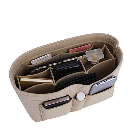 Carryall PM Removable Zipped Pouch Felt Inserts Organizers 