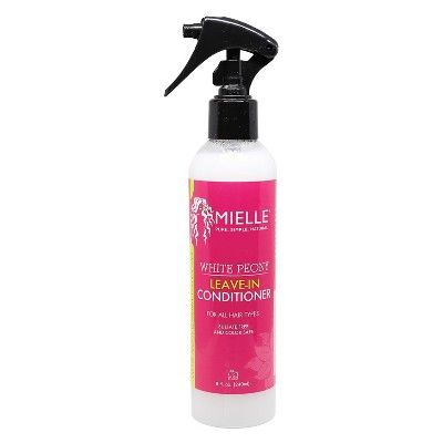 Mielle Organics White Peony Leave-In Conditioner, Sulfate Free and Color Safe, 8 Ounces