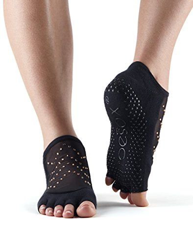 Grips Non Slip Pilates Socks ELUTONG 3 Pack Thickenin Ballet Barre Yoga Winter Warm Socks For Women/Senior Citizens 