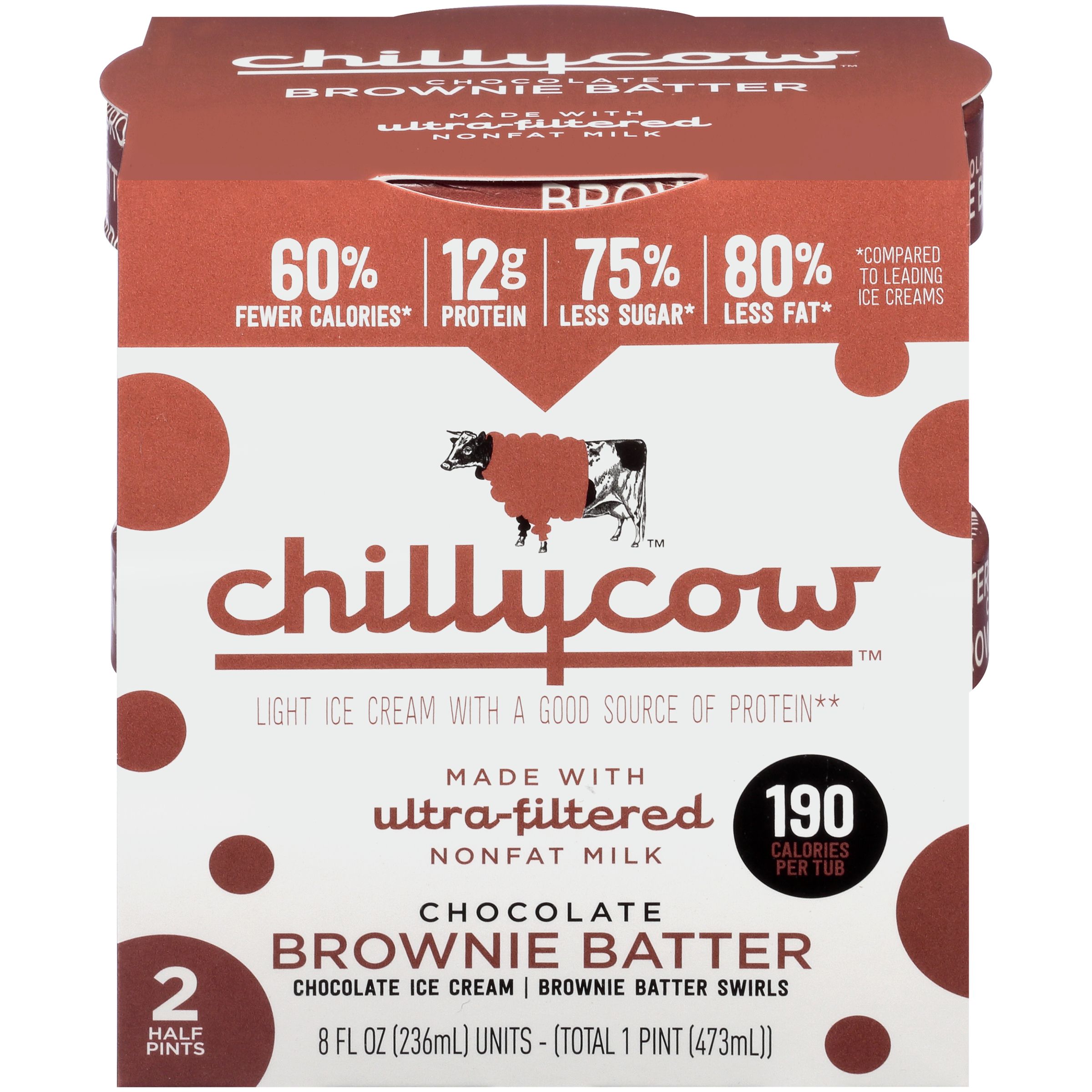 Chilly Cow Chocolate Brownie Batter Ice Cream 