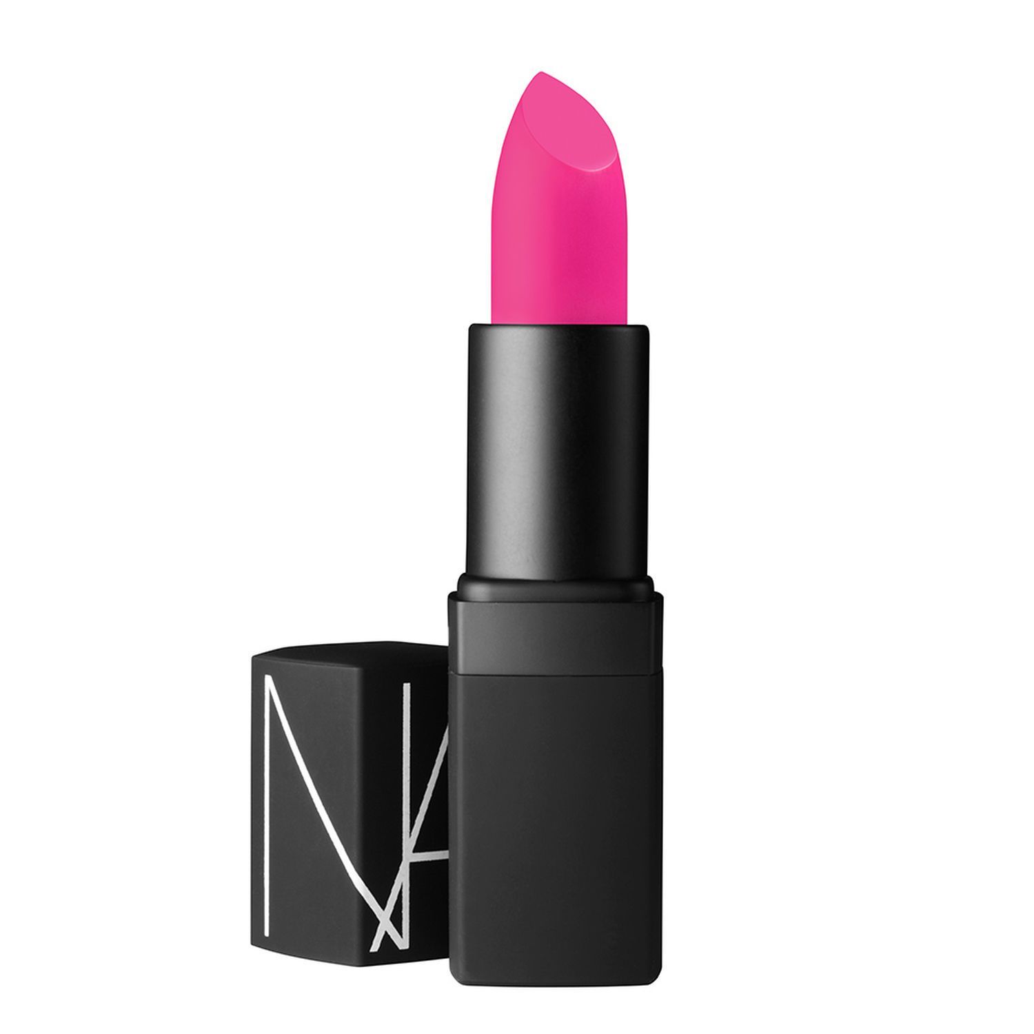 bright pink matte lipstick