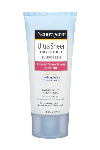 For Oily Skin: Neutrogena Ultra Sheer Dry-touch Sunscreen SPF 30