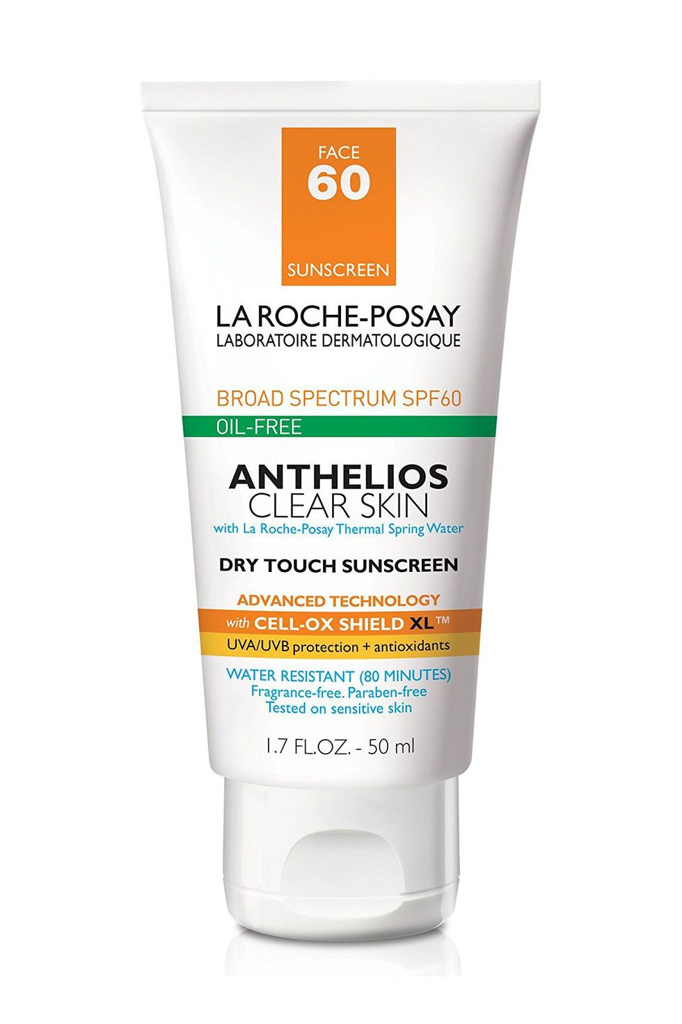 For Acne-Prone Skin: La Roche-Posay Anthelios 60 Clear Skin Dry Sunscreen