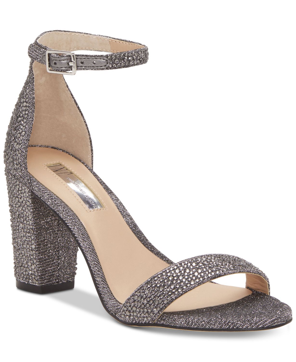 silver heels for teens