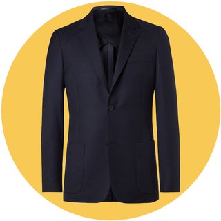 Navy Unstructured Blazer