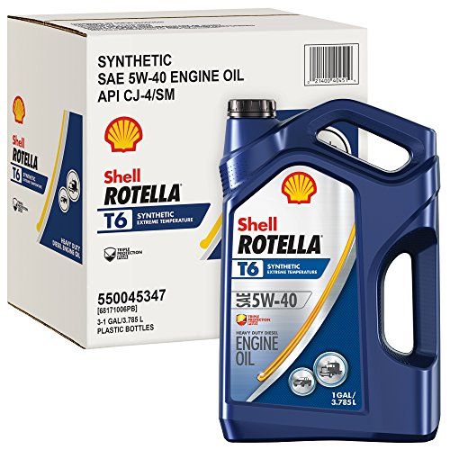 Rotella T6 Synthetic Diesel Motor Oil 5W-40 CJ-4