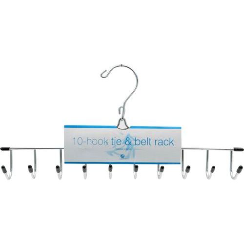 10-Hook Tie & Belt Hanger