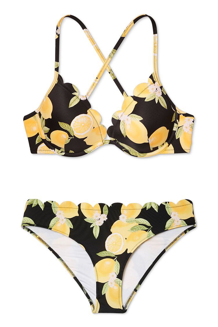 Shade & Shore Lemon Bikini Top