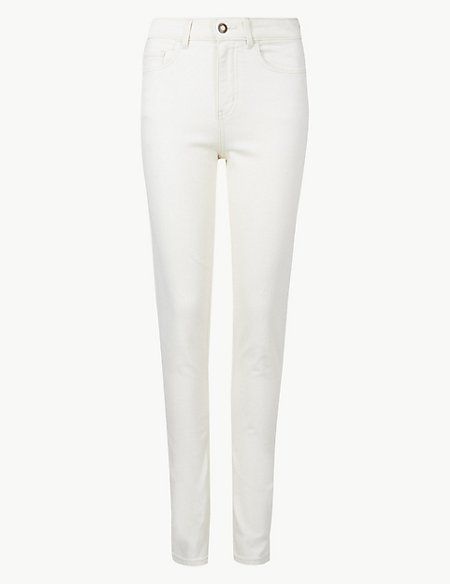 m&s white jeans