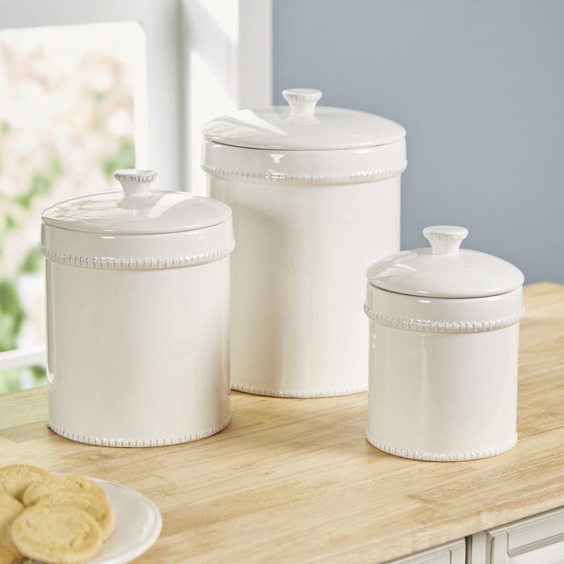 3-Piece Kitchen Canister Set
