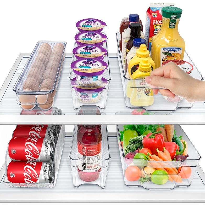 Refrigerator Organizer Bins