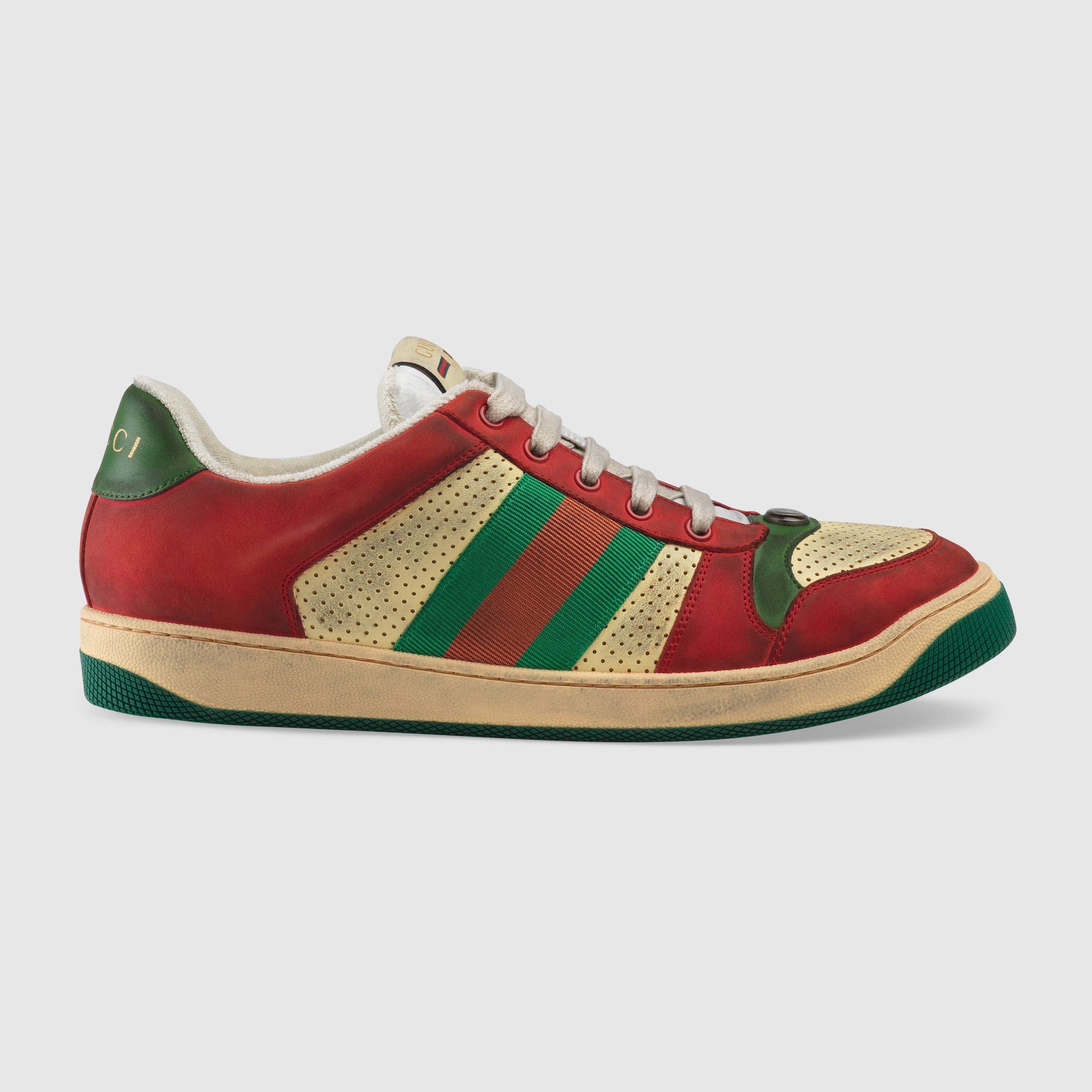 gucci sneakers that look dirty