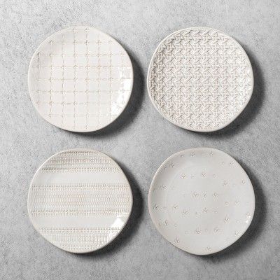 Textured Appetizer Plates
