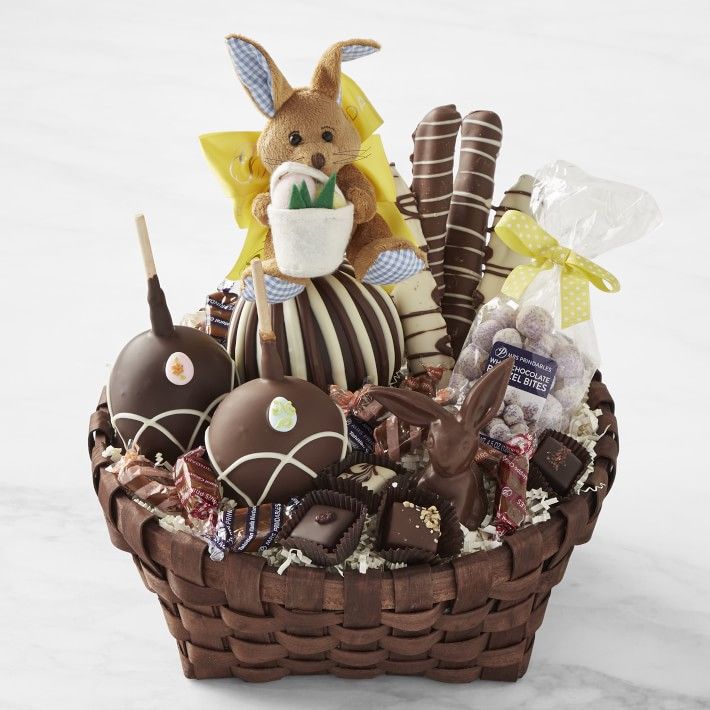 chocolate easter baskets