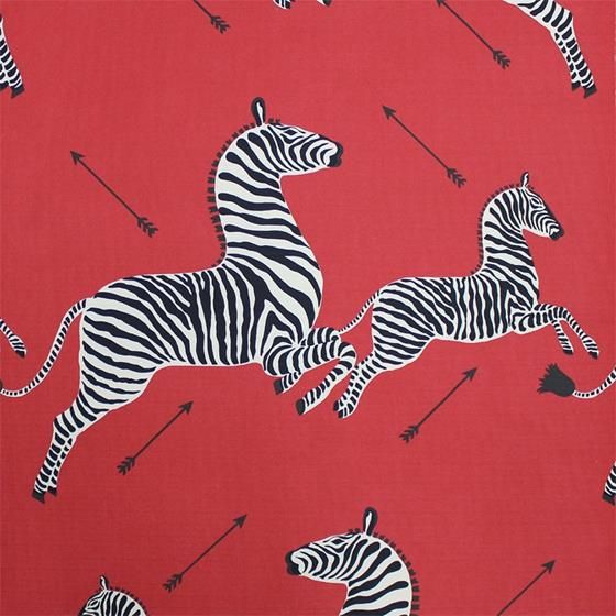 Scalamandre Red Zebras