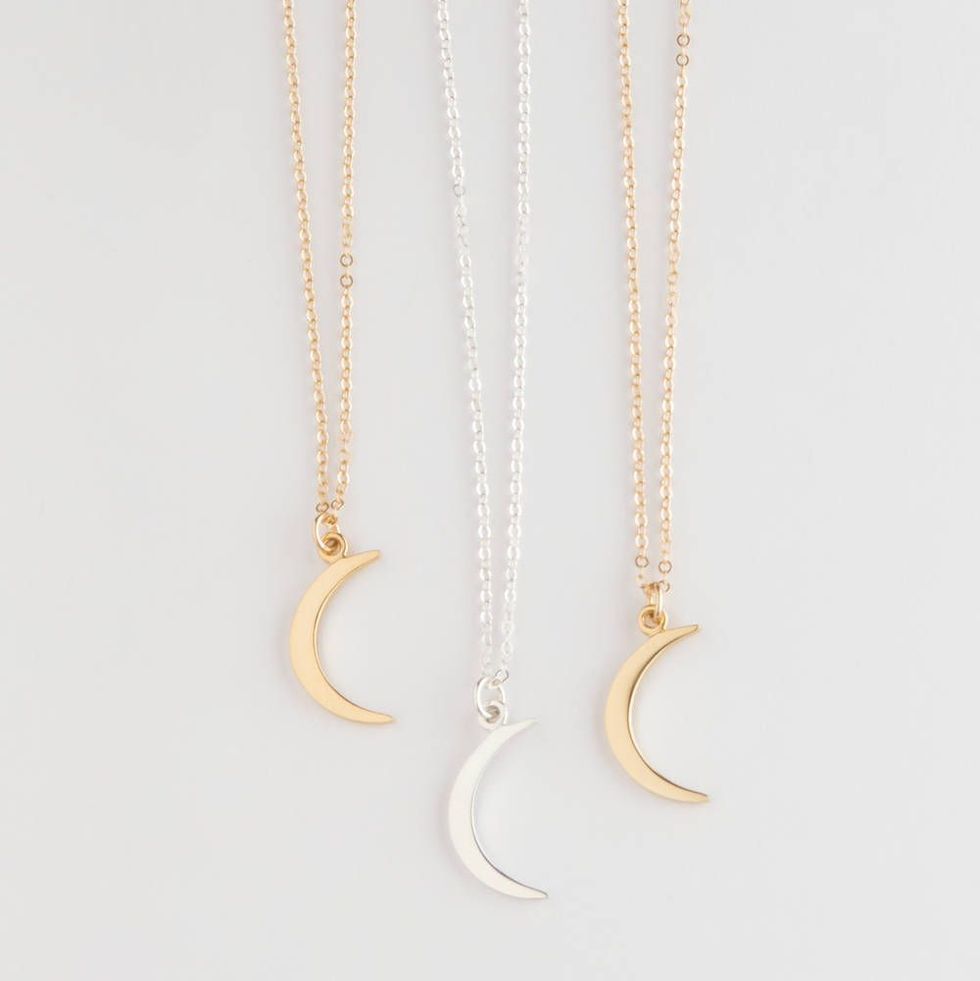 Rebecca's Crescent Moon Necklace