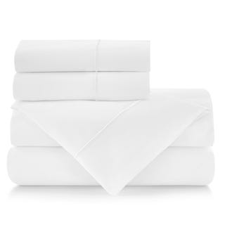 Set de draps en percale brodée