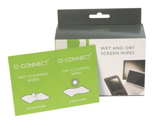 Q-Connect Wet and Dry Wipes