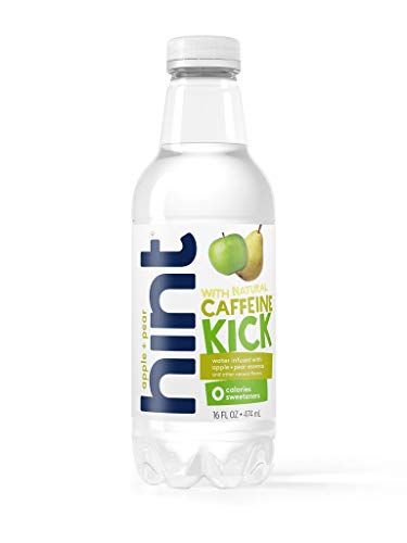Hint Kick With Caffeine Water, Apple Pear
